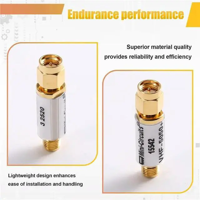 Alt view image 3 of 3 - 1Pcs High Pass Filter VHF-5050+ 5650-9700Mhz Mini Circuits