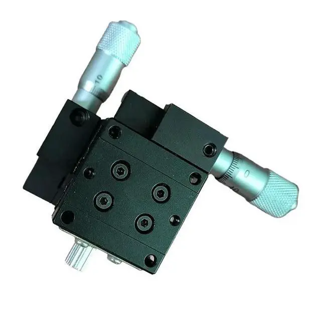 Alt view image 2 of 3 - Dual Axis XY 25Mm X 25Mm Precision Fine Adjustment Platform Plate Dismantling Components
