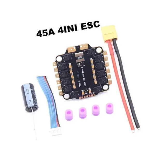 Alt view image 3 of 3 - H743 45A 4-INI ESC VTX1600 3-6S For RC FPV RDrone Flight Control Dual BEC 30.5Mm X 30.5Mm FPV Stack