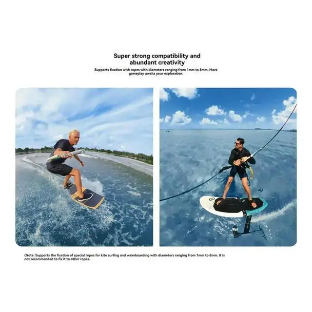 Alt view image 3 of 3 - For Insta 360 X4 Air Accessories For X4 Air Water Sports Rope Mount Invisible Surfing Kite Surfing Wakeboarding
