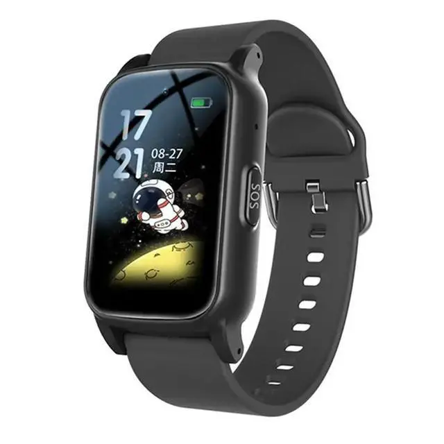Alt view image 2 of 3 - 2X 4G Elderly Watch With GPS,SOS,Fall Detection Emergency Support,AI Health Monitoring For Elderly Black A