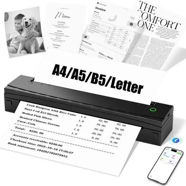 Alt view image 2 of 3 - Tattoo Stencil Printer Bluetooth Tattoo Printer Compatible With phone Pad For Beginners
