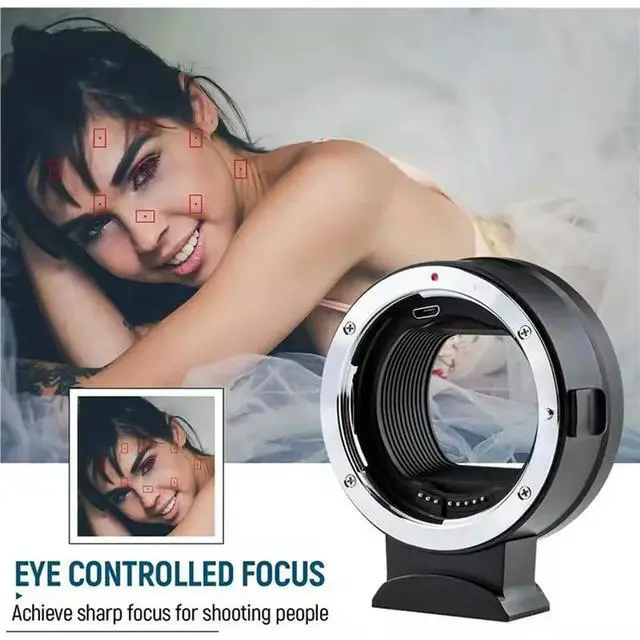 Alt view image 2 of 3 - 4X EF-EOSR Automatic Adapter Ring EF Auto Focus Lens Adapter For EF And EF-S Lens DSLR Lens EF Port