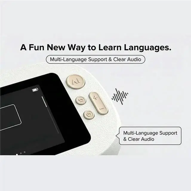 Alt view image 2 of 3 - Stickerbox Printer Bluetooth Voice Broadcast Learning Camera Instant Photo Voice AI Printer