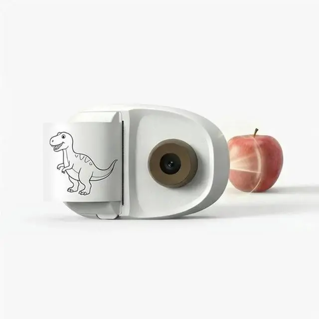 Alt view image 3 of 3 - Stickerbox Printer Bluetooth Voice Broadcast Learning Camera Instant Photo Voice AI Printer
