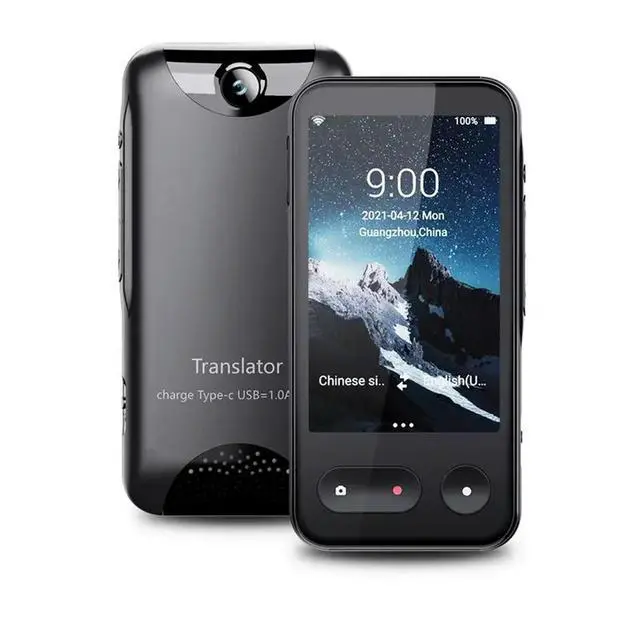 Alt view image 3 of 3 - T7 Voice Translator 4G 138 Languages 4.0 Inch Touch Screen AI Conversion Real Time Online Offline Translation