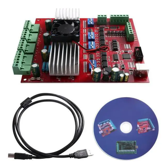 Alt view image 2 of 3 - For MACH3 Super USB Interface Motion Control Card Flying Carving Card Carving Machine Control Board CNC4-Axis Port Board