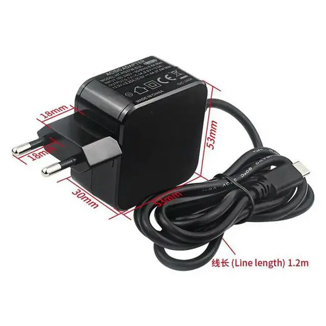 Alt view image 2 of 3 - 10X For Raspberry Pi 5 Power Supply PD 27W 5.1V 5A USB Type C Power Adapter For RPI 5 Pi5 Accessories - EU Plug