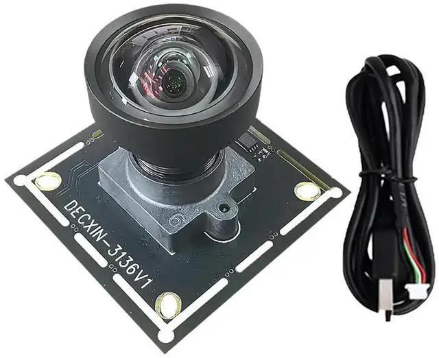 Main image of USB 2.0 Camera Module 12MP IMX577 118° Wide-Angle Lens 4K/30Fps Slight Distortion For Face Recognition For Video Conference