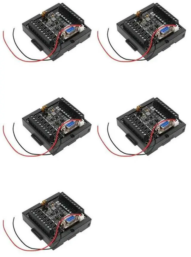 Main image of 5X Programmable Controller FX1N-20MT PLC Module Regulator Industrial Control Board DC24V Programmable Logic Controller