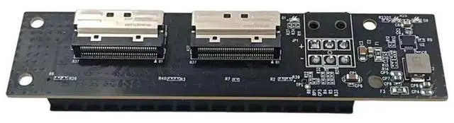 Main image of MCIO 8I 2X To Pcie 5.0 X16 Slot Adapter GEN5 For Network Graphics Video Card GPU With 6 Pin Power Support