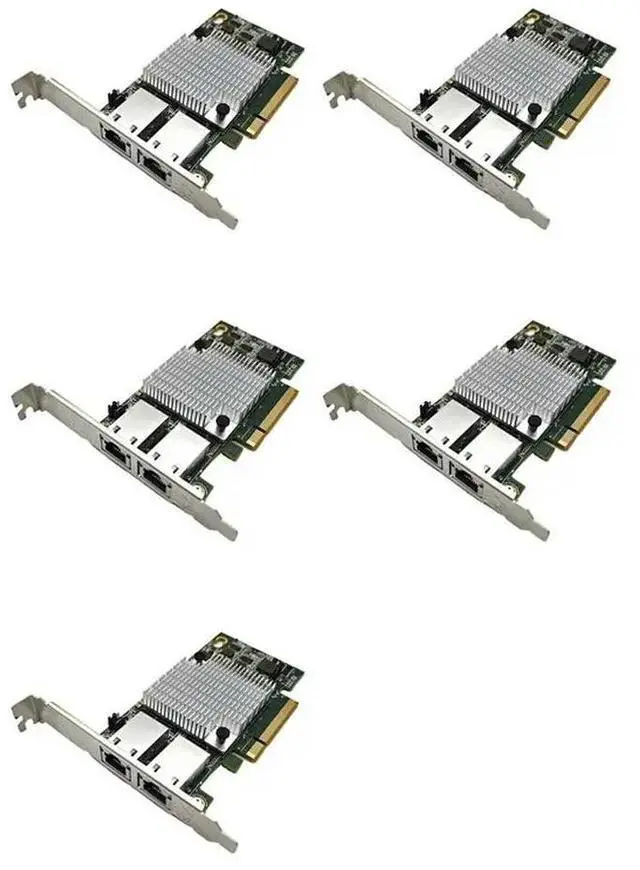 Main image of 5X 10G Double Port Ethernet Network Card X540-T2 PCIE-X8 X16 ork Extend Adapter Support For NAS