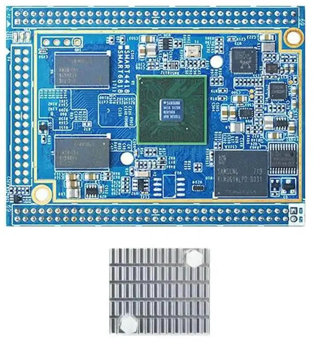 Main image of 4418 Core Board+Heat Sink S5P4418 Quad Core 1+8G EMMC Gigabit LAN Open Source Android 7.0/Ubuntu/Openwrt Core Board