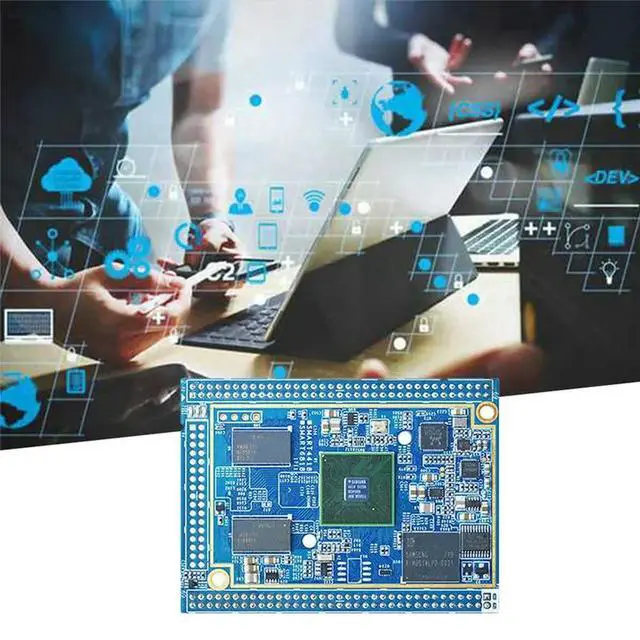 Alt view image 3 of 3 - 4418 Core Board+Heat Sink S5P4418 Quad Core 1+8G EMMC Gigabit LAN Open Source Android 7.0/Ubuntu/Openwrt Core Board