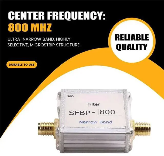 Alt view image 3 of 3 - BPF Filter For RF 800Mhz Module Narrowband Bandpass Filter, Small Size, SMA Interface Module Board,SFBP-800