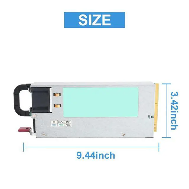 Alt view image 3 of 3 - 1200W Miner Power Supply DPS-1200FB A 438202-002 DL580G5 1200W PSU Ethereum Apw3 BTC Asic Bitcoin Miner Breakout Box