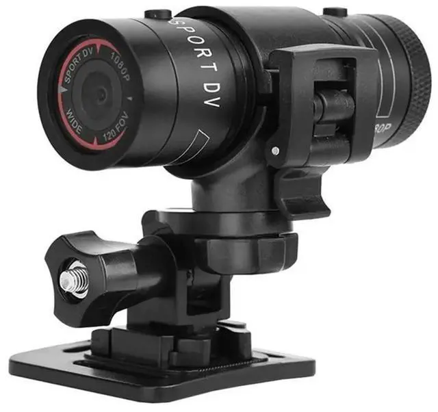 Alt view image 2 of 3 - 5X F9 Mini Sports Camera 1080P 200W Outdoor Riding Motorcycle Helmet Sports DV Camera Video Waterproof Bicycle Camera