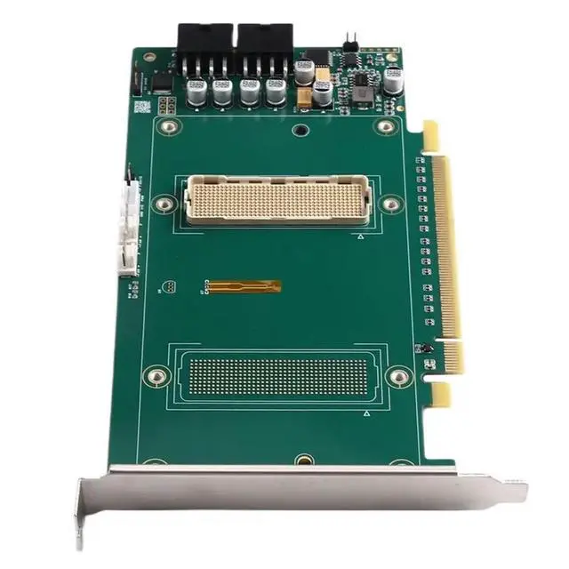 Alt view image 2 of 3 - SXM2 To PCI-E X16 Adapter Board SXM2 To PCI-E X16 Expansion Card Graphics Card GPU Adapter Card