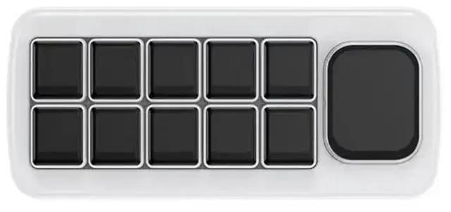 Main image of MK10 Multi-Function AI Voice Control Panel Featuring 10 X 0.85Inch Mechanical LCD Macro Keys And A 2.01Inch Secondary Display