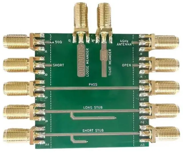 Main image of For HTOOL STB R1 R2 Signal Integrity Test Board- SI PCB VNA SOL Calibration For Differential Pair Filter