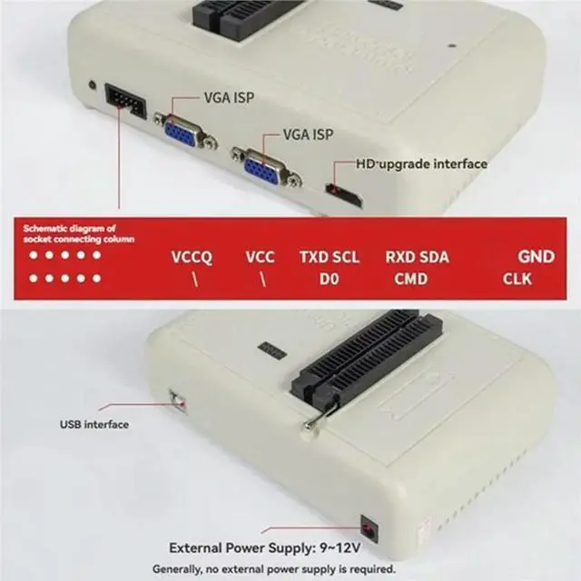 Alt view image 2 of 3 - Universal EMMC-Nand FLASH Extremly Fast Programmer RT809H For LCD Computers For Car MCU Mobile Phones Fonts Burner