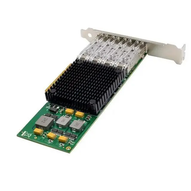 Alt view image 3 of 3 - 4-Port 10Gb SFP+ Network Card Ethernet PCIE NIC For BCM57840 Controller