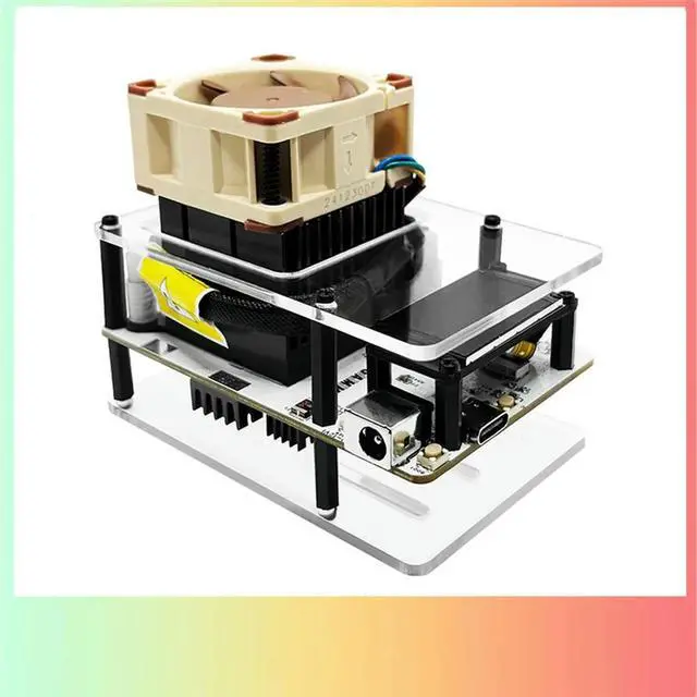 Alt view image 3 of 3 - Bitcoins Miner 1.2TH/S Solo Miner 1.2TH/S BM1370 Asic Chip 2.4G Wif BTC Lotterys Miner EU Plug