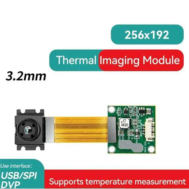 Alt view image 2 of 3 - 8-14Um LWIR Micro 256X192 25Hz 12Um Resolution Tiny1-C Uncooled Infrared Thermal Imaging Detector Module