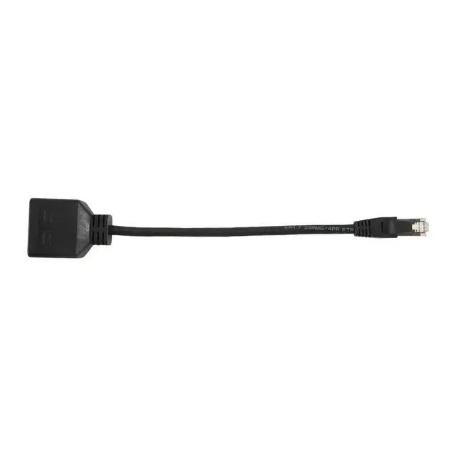 Alt view image 2 of 3 - LAN Ethernet Adaptador RJ45 Male To 2 Female Splitter RJ45 1 To 2 Ethernet LAN Network Adapter Cable