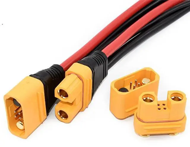 Main image of AS150U-F Female Connector 2.0mm Banana Head 18AWG Anti-Ignition with Signal Pin Lithium Waterproof Socket Parts