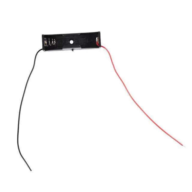Alt view image 3 of 3 - 20 Pcs Black 2-Wired 1x AA Case Box Holder