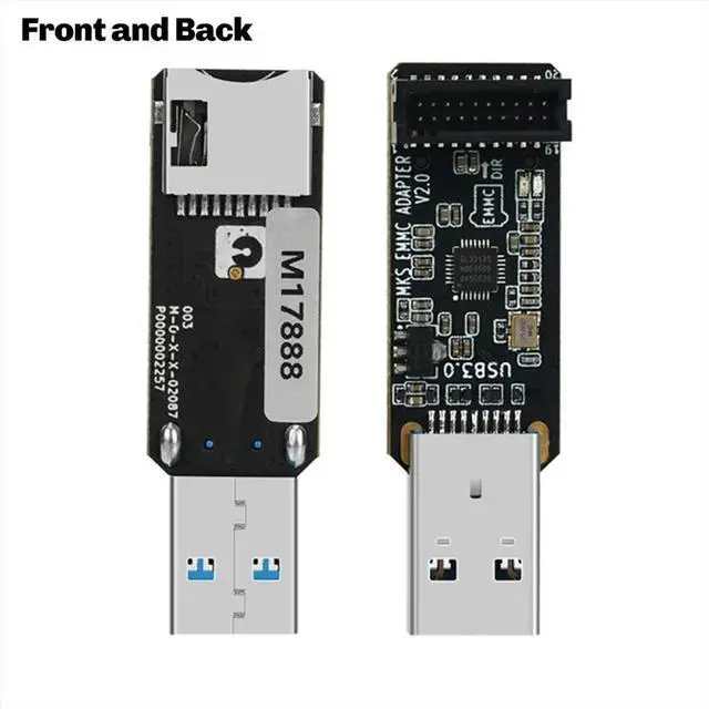 Alt view image 3 of 3 - USB 3.0 Card Reader EMMC-ADAPTER V2 Adapter DIY Main Control Board Programmer
