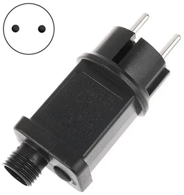 Main image of 1PCS EUR Plug Lighting 31V 6W Various LED String Lights Power Adapter IP44 Transformer EU Plug
