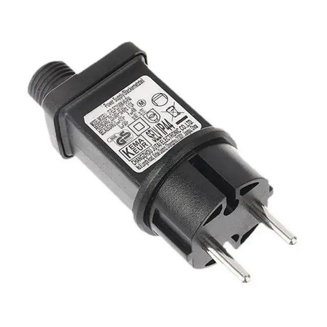 Alt view image 2 of 3 - 1PCS EUR Plug Lighting 31V 6W Various LED String Lights Power Adapter IP44 Transformer EU Plug