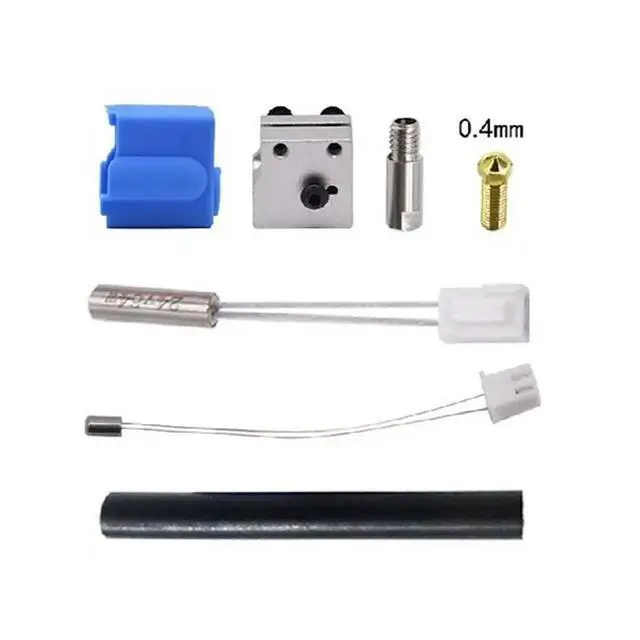 Alt view image 6 of 6 - 3D Printer Parts for X1 & Genius 0.4mm Nozzle NTC100K Thermistor Heat Tube Heated Block