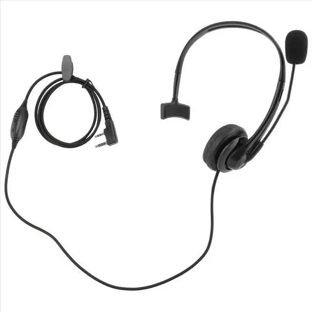 Alt view image 4 of 6 - 2 PIN PTT Mic Headphone Headset for UV5R 5R/888S