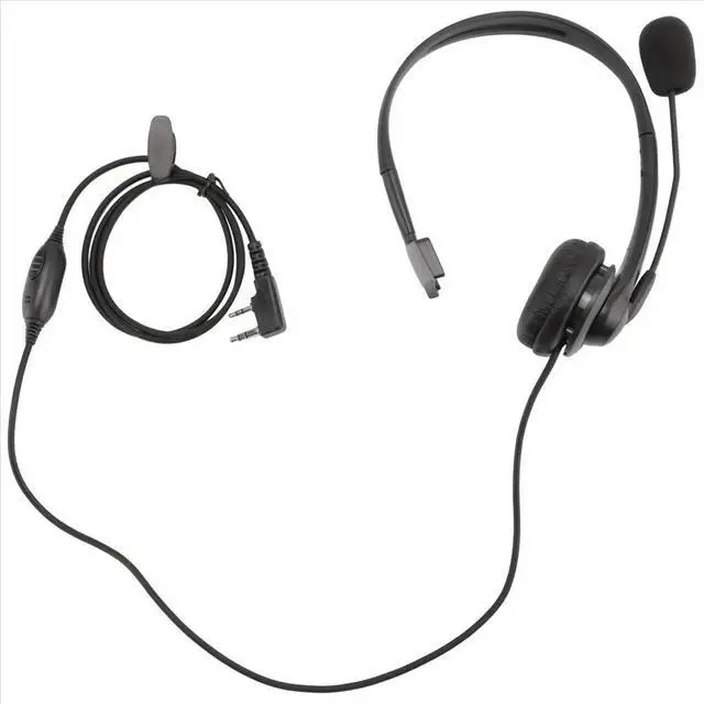 Alt view image 5 of 6 - 2 PIN PTT Mic Headphone Headset for UV5R 5R/888S