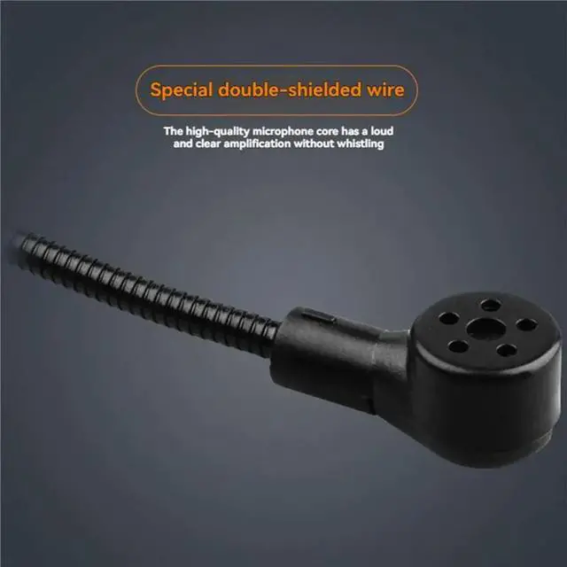 Alt view image 4 of 6 - FM Microphone Headset 87Mhz-108Mhz Megaphone For Speakers, Classroom Church Tour Guide Mic