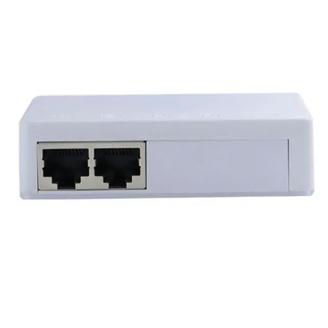Alt view image 5 of 6 - 2 Port Poe Extender 10/100Mbps 1 to 2 PoE Repeater 12V 1A 250m Distance to Power for Standard PoE Switch/IP Camera