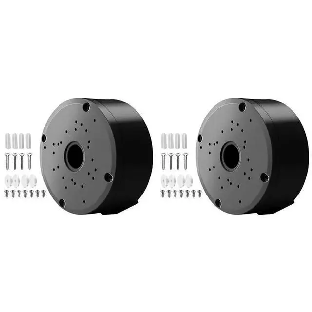 Alt view image 4 of 6 - 2X Camera Junction Box Cable Deep Base For Dome/IP Camera Waterproof Mount Bracket Surveillance Dome Brackets