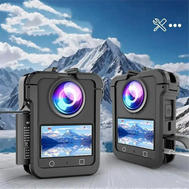 Alt view image 4 of 6 - For 360 Camera Accessories Protective Case Frame with Magnetic Connect Mount for OSMO360