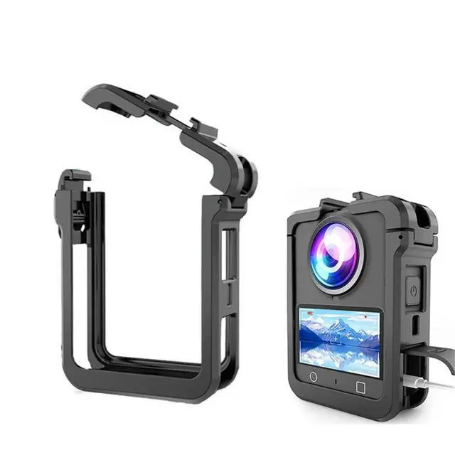 Alt view image 5 of 6 - For 360 Camera Accessories Protective Case Frame with Magnetic Connect Mount for OSMO360
