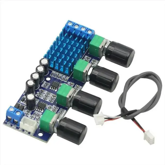 Alt view image 6 of 6 - XH-M577 TPA3116D2 Audio High Power Tone Op Amps DC 12-24V Dual-Channel Stereo 2 X 80W Digital Amplifier Board