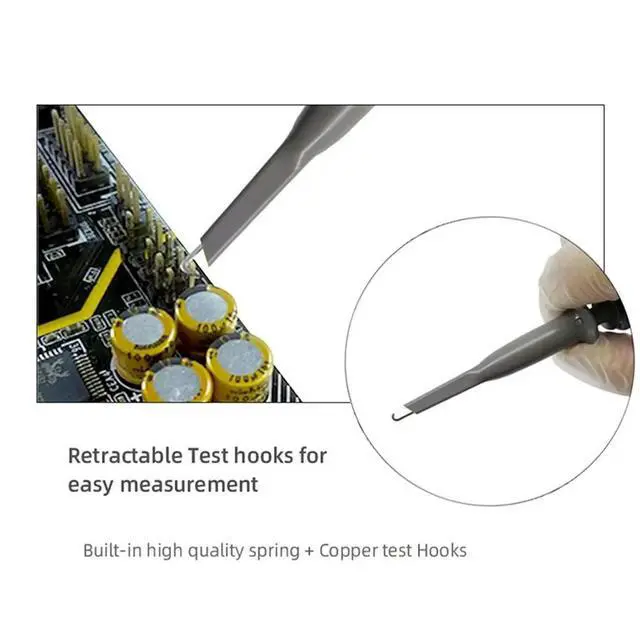 Alt view image 4 of 6 - P6100 Oscilloscope Probe 100MHz 10x Universal Passive Oscilloscope Probe,Enhanced Signal Fidelity,for Most Oscilloscopes