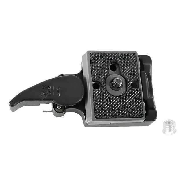 Alt view image 5 of 6 - Camera Quick-Change Plate With 1/4 Inch Screw For Manfrotto 200Pl-14 + Quick-Change Plate Clamp Camera Tripod Ball Head