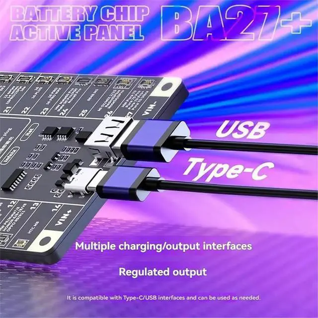 Alt view image 6 of 6 - BA27+ Chip Active Panel for Phone 6-17 Series Android Fast Charging Activation Detection Board Tools