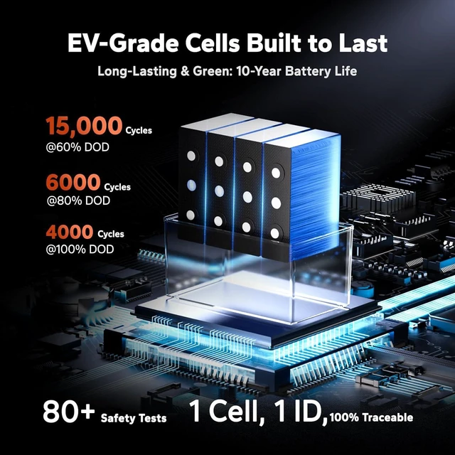 Alt view image 7 of 7 - Litime 12V 100Ah Xtra Mini LiFePO4 Lithium Battery for RV, Camper, Boat
