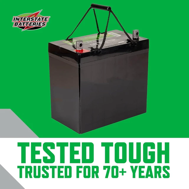 Alt view image 5 of 6 - Interstate Batteries Mobility Battery 12V 55Ah Group 22NF VRLA AGM UT Terminal