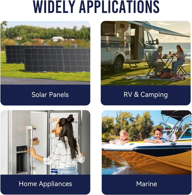 Alt view image 5 of 7 - NPP 12V 100Ah Deep Cycle AGM Battery, Group 31 Sealed Lead Acid Rechargeable, T16A Terminal Replacement for UPS Backup, RV, Marine, Trolling Motor, Solar and Off-Grid System