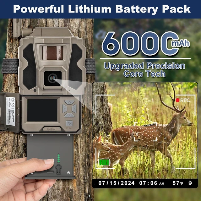 Alt view image 3 of 7 - Lesaps 2-Pack 6000mAh Rechargeable Reveal Lipo Lithium Batteries Pack